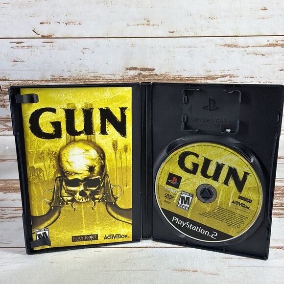 Gun (Sony PlayStation 2, PS2) CIB Complete & Tested - Black Label - Picture 2 of 4